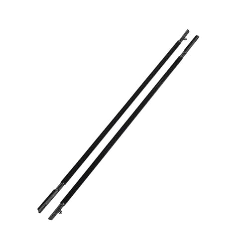 Mzxygkli Black Rear 2Pcs Car Window Weather Strip For Peugeot 301 2013~2017 For Citroen For Elysee 2014~2016 Window Glass Sealed Strip Door Rainproof Weather Weatherstrip(Black Rear 2Pcs)