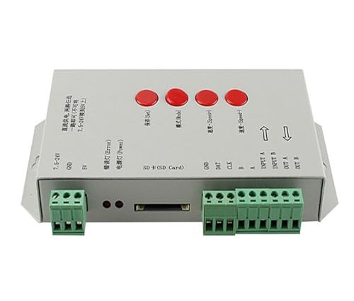 Controlador LED programable K-1000C DC5-24V para tiras WS2812B y WS2811 4