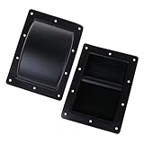 Compatible for 2PCS Recessed Metal Speaker Handles Cabinet Repair Accessories