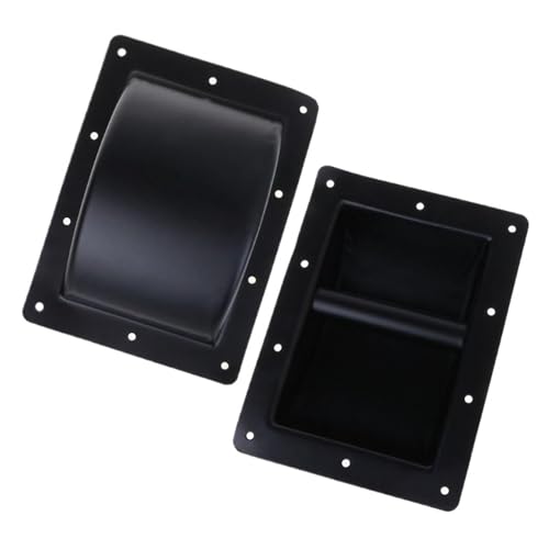 Compatible for 2PCS Recessed Metal Speaker Handles Cabinet Repair Accessories