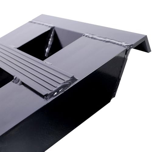 Rampas de carga pesada con gancho superior para fijación, rampas universales para motocicletas, tractores, ATV/UTV, 84" x 14", capacidad 8800 lb, par de 2 rampas, aluminio con recubrimiento negro miniatura 7