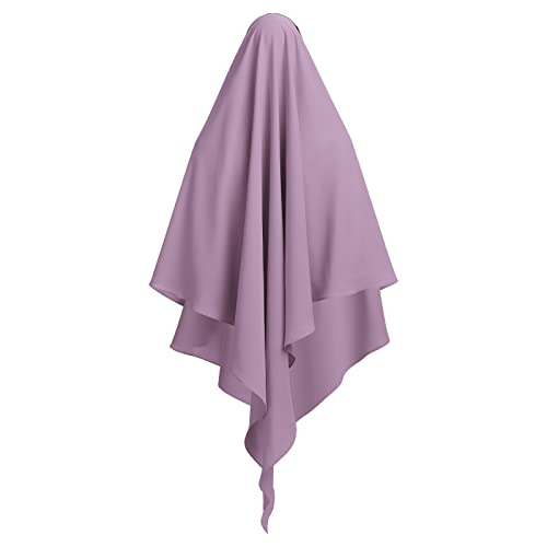 Women Muslim Long Khimar Ramadan Eid Prayer Garment Hijab Scarf Wrap Chiffon Abaya Jilbab Islam Niqab Hijab4