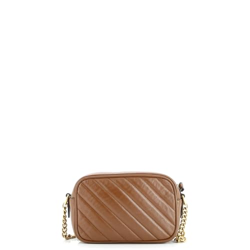 Pre-Loved GG Marmont Shoulder Bag Diagonal Quilted Leather Mini, Brown3