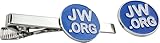 Jw.org Metal - Silver Color - Necktie Clip and Lapel Pin Gift Set
