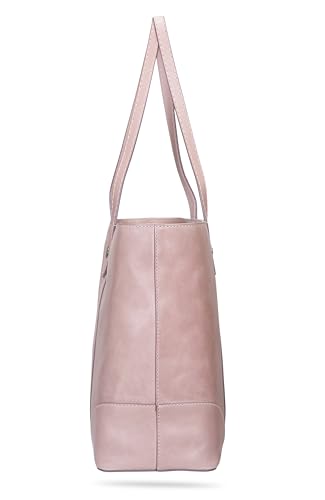 Image of Frye Women's Melissa Shopper Tote Bag, Stylist Large Handbag with Adjustable Strap & Pockets