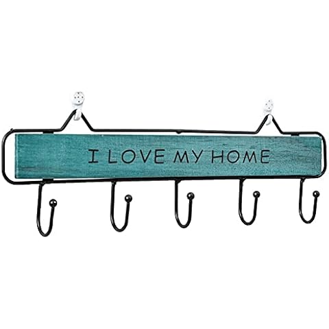 ZFRXIGN Into The Door Coat Hook Key Rack Wall Hanging Door Decoration Creative Storage Nordic Living Room Wall Coat Rack(Size:small) Cover