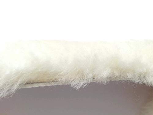 WARMIE Australian Sheepskin Super Thick Premium Shoe Insoles |, White, Size 9.0