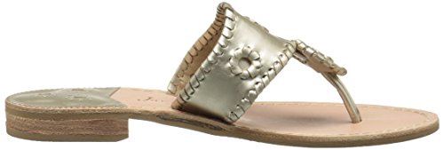 Jack Rogers Women's Hamptons Sandal, Platinum, 9.5 M Us #TOP5