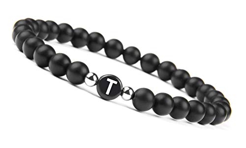 Good Designs ® Freundschaftsband mit Buchstabe für Freund | Freundin Friends T Theresa Thea Tabea Tilda Tessa Tamara Tamina Teresa Theresia Tara Talea Tina Tim Tom Theo Tobias Till Timo Thomas