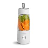 OXYZ Licuadora portátil, exprimidor de frutas, mini licuadora recargable, taza de juicer de tamaño personal para...