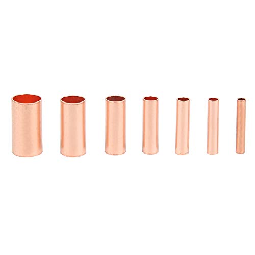 250Pcs Copper Tube Connector KitsTerminal Copper Connector Copper Tube Connector Kits