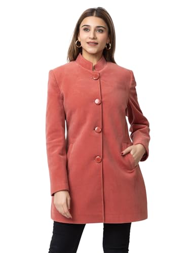 Image of TWENTY ME Winter Wear Casual Wear Soft & Warm Full Sleeve Wool Blend Coat for Women's (4126)