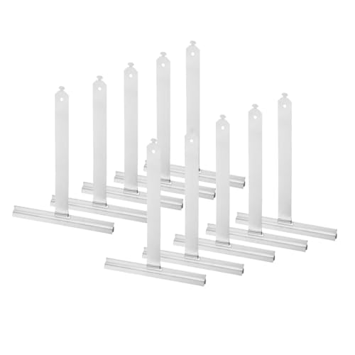 QUARKZMAN 10 Pcs Ressorts pour Volet Roulant Maxi Ressorts de Volet Roulant Ressort de Fixation En Aluminium Inox pour Suspendre Les Lattes de Volet Roulant