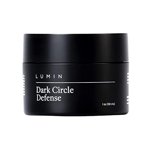 Lumin Crema para Contorno de Ojos para Hombres - Dark Circle Defense | Tratamiento Antiarrugas para hinchazón, las finas lineas de expresión, arrugas, ojeras y bolsas | 1oz (30 ml)