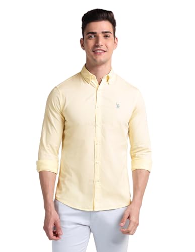 Image of U.S. Polo ASSN. Men's Cotton Regular Fit Shirt