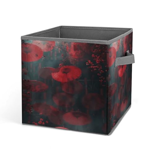 Bacs de rangement pliables grande capacité avec poignées solides - 2