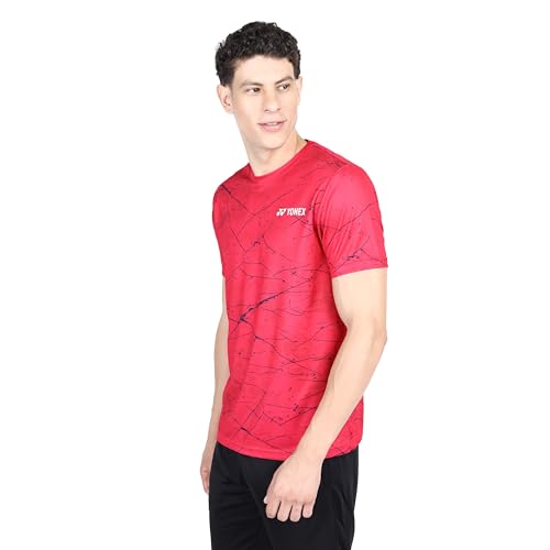 Image of YONEX Essentia Junior T-Shirt - Sustainable Performance | TruDry Moisture-Wicking | Cool, Dry and Comfortable | Round Neck | Light Weight | Eco-Friendly T-Shirt Recycled Plastic Bottles