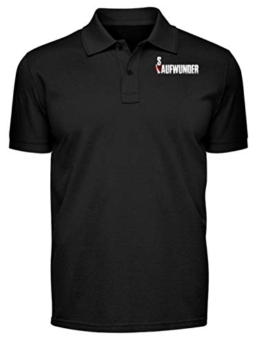 SPIRITSHIRTSHOP Divertido Polo para Correr, para Aficionados al fútbol, Fiestas, bautizos, Deportis