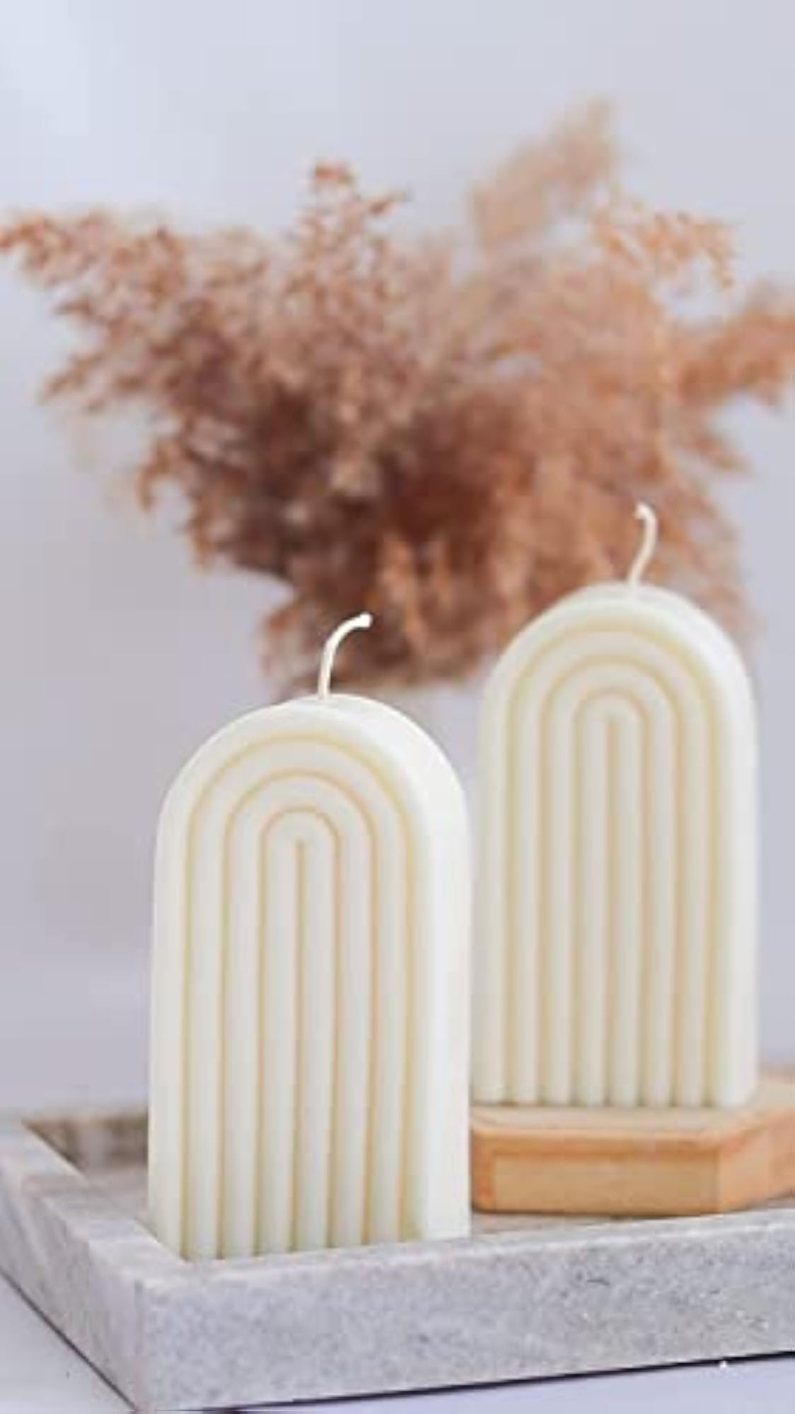 Store Arch Candle Pack of 2 for Aromatherapy