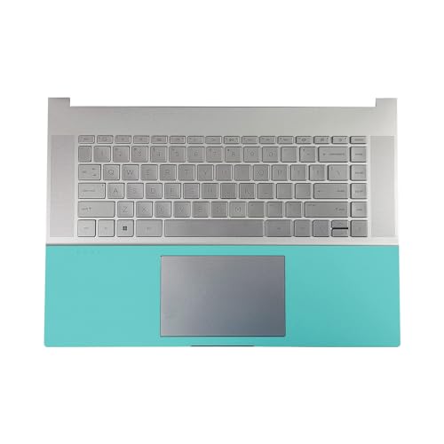 Image of Gaming Skin Compatible with HP Envy x360 16 inch (2023) - Solid Turquoise - Premium 3M Vinyl Protective Wrap Decal Cover - Easy to Apply | Crafted in The USA by MightySkins
