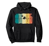 Skateboard Skater Herzschlag EKG Retro Vintage Geschenk Pullover Hoodie