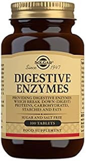 Solgar Digestive Enzymes Tablets - Pack of 100 - Increase Nutrient Absorption - Holistic Digestion Support - Gluten Free