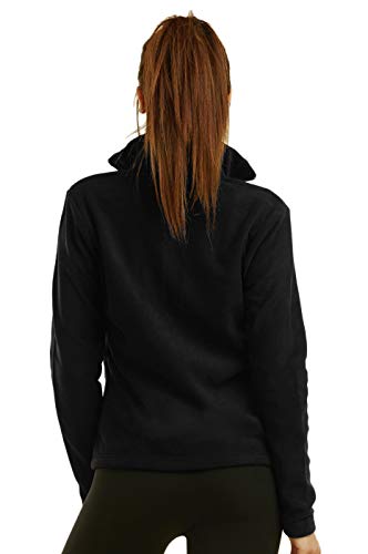 Women's Polar Fleece Full Zip Up Winter Jacket4