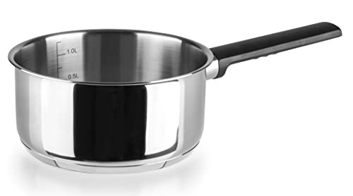 IBILI - Saucière Svea, 14 cm, Acier inoxydable 18/10, Compatible avec l’induction