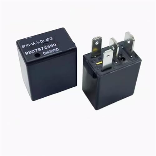 Relais 871H-1A-V-D1 M53 12V CC 30A commutateur 4 broches 871H1AVD1M53 lot de 10 pièces