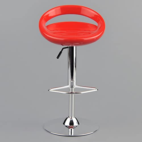 Image of ATORSE 1 /6 Scale Round Swivel Chair Pub Bar Stool for 12'' Action Figures Red