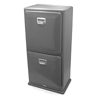 DULTON ダルトン トラッシュカン ダブルデッカー ガルバナイズ ダルトン DULTON】 TRASH CAN DOUBLE DECKER GALVANIZED （トラッシュ