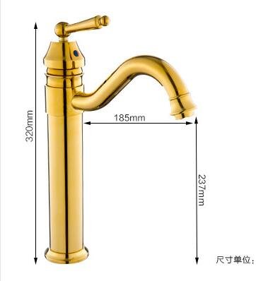Grifo mezclador de lavabo ideal para baños de estilo rústico 2