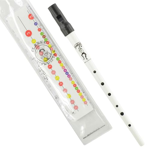 Clarke Pennywhistle Sweetone White - single instrument - tuning D