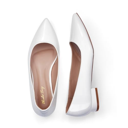 Elisabet Tang Women's Flats Shoes Pointed Toe Casual Chunky Flats Slip on Comfortable Dress Flats Shoes for Lady4