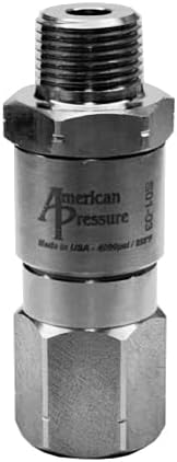 American Pressure Stainless Steel High Pressure Live Gun Swivel - 3/8″ (Replacement for 32.564 DGV) - Made by Mosmatic