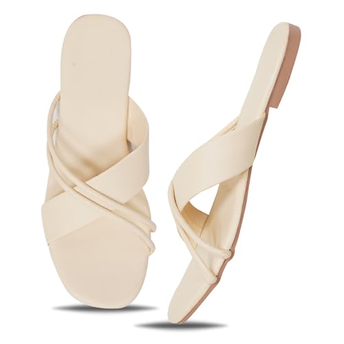 Image of Women's Lightweight Flip Flops | Comfortable Daily Wear Chappals | Soft Insole Slip-On Slippers for Girls & Women