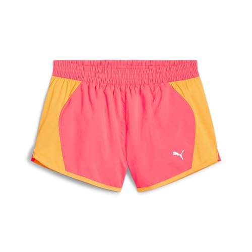 Puma Damen Run Favorite Velocity 7,6 cm Shorts (in Übergrößen erhältlich), Sunset Glow-Puma Black Aw24, Groß – Ansicht 1