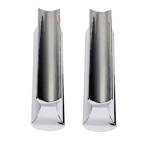 CIMAXIC Metal Guitar Slide Tone Bar for Guitar 2pcs Stainless Steel Slides Versatile for String Instruments