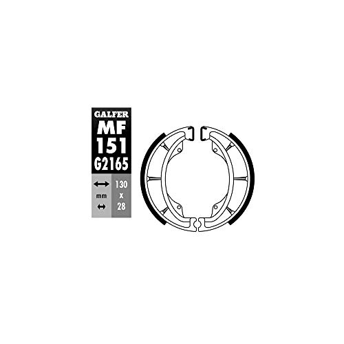 Machoire frein tambour AR Galfer pour moto Suzuki 125 GN DR TU Kawasaki 125x25