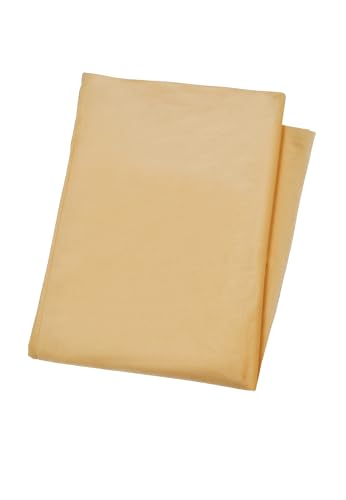 Sterntaler Babydecke Giraffe & Löwe – Kuschelige Boa- und Jersey-Mischung – Kuscheldecke mit niedlicher Stickerei – Beidseitig verwendbar für Babys, Ocker