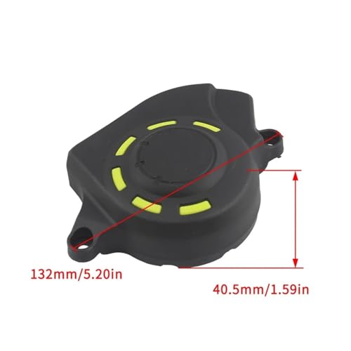 Cubierta de motor para Surron Light Bee X protector de estator negro para moto 6