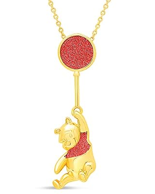 Disney Collar Winnie The Pooh y Globo Rojo, con Baño de Oro Amarillo y Glitter Rojo, Longitud Ajustable, para Mujeres y Niñas, con Caja de Regalo, Joyas Oficiales Disney | Ya disponible en tu tienda friki favorita! En mundofriki.es! Disney Collar Winnie The Pooh y Globo Rojo, con Baño de Oro Amarillo y Glitter Rojo, Longitud Ajustable, para Mujeres y Niñas, con Caja de Regalo, Joyas Oficiales Disney | Ya disponible en tu tienda friki favorita! En mundofriki.es!