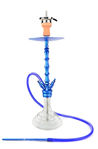 Mata Leon Shisha, Aluminium, Blau, 70cm – Bild 3