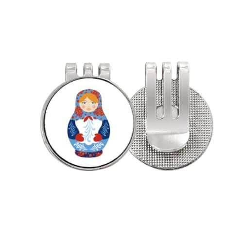 Marqueur de balle de golf russe en émail accessoire green de golf original