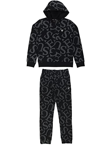 GUESS Survêtement pour Fille Noir 10 Ans (140cm)