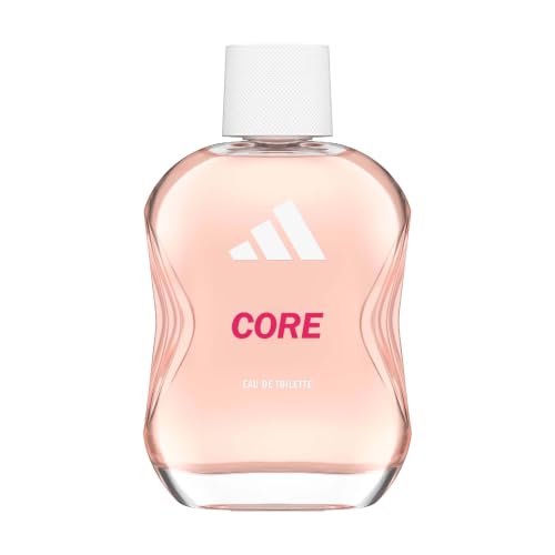 Image of adidas Core Eau de Toilette, 50ml / 1.7fl oz. (pack of 1), Notes of Peach, Rose and Sandalwood, Fragrance for Women, Long Lasting, Sporty Fragrance, Travel Size