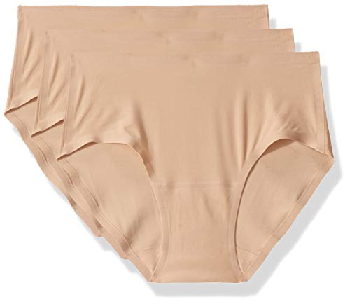 Chantelle Women's Soft Stretch One Size Seamless Hipster (3-Pack), Ultra Nude OS