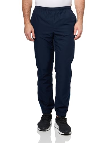 Lacoste Men's Sport Diamond Taffeta Sport Tracksuit, Navy Blue/White/Argentine Blue, Medium4