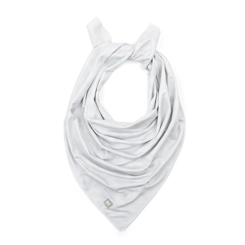 MISSION Cooling Bandana Lightweight & Breathable - Cools Up to 2 Hours - UPF 50 Sun Protection - Machine Washable (Etched Camo White)