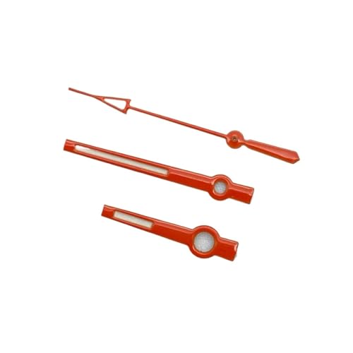 penpenlu Pian Log Modified Watch �A�N�Z�T���[ �|�C���^�[ �O���[�� ������v�j �S�[���h �V���o�[ �b�j NH35/36���[�u�����g�ɍœK, 1�F, White triangle orange seconds